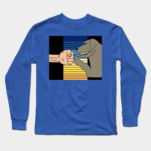 Best Retro Dog Owner Of All Time Long Sleeve T-Shirt by flofin